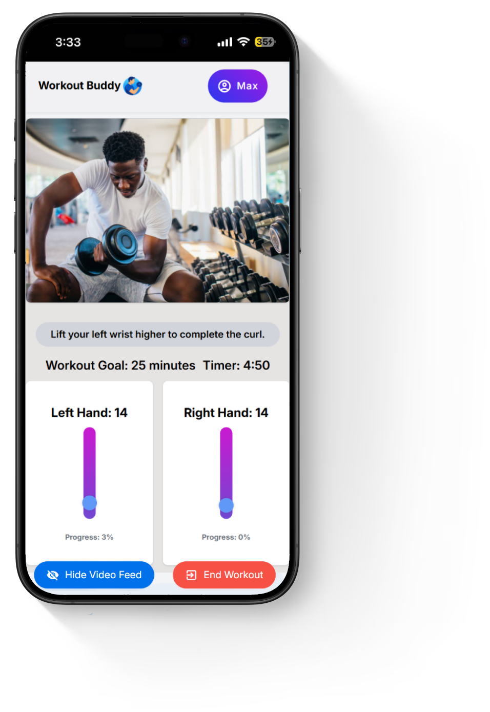 Workout Buddy | AI Fitness Coach & Rep Counter